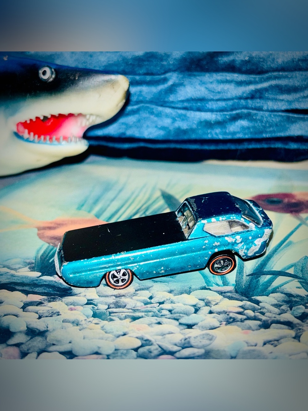 1967 REDLINE Spectraflame Aqua ORIG SWEET 16 Deora USA Collectible HOT WHEELS
